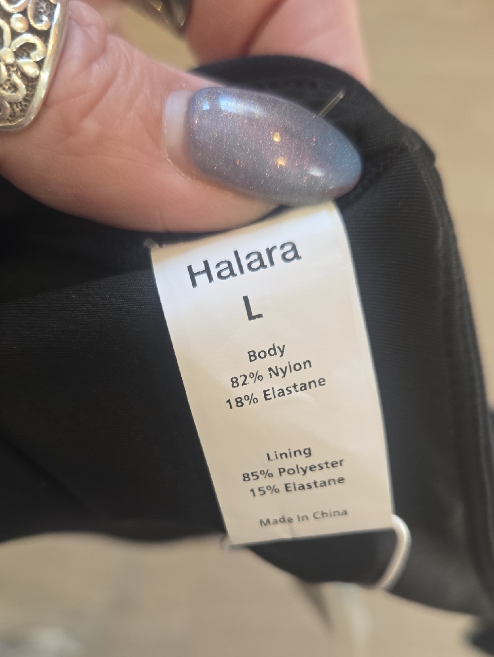 New Halara Black Athleisure/Bikini  Top - Picture 9 of 9